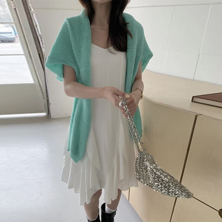 シンプルかつエレガントな【春】不規則レイヤード キャミソールワンピースロングワン… | 17kg | 詳細画像10 