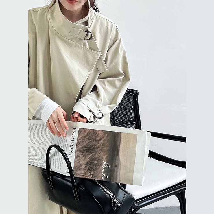 シンプルかつエレガントな【春】ミニマルミドル丈 膝下 トレンチコート | 17kg | 詳細画像29 