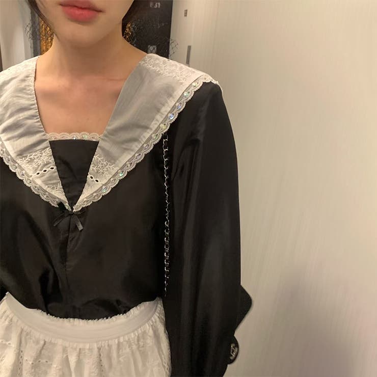 配色セーラーカラーワンピース バイカラー【春】ゆるカワコーデ | 17kg | 詳細画像9 