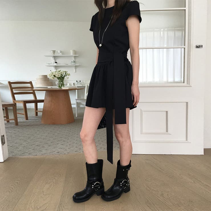 ブラックワンピース リボン付き上品【春】ゆるカワコーデ | 17kg | 詳細画像22 