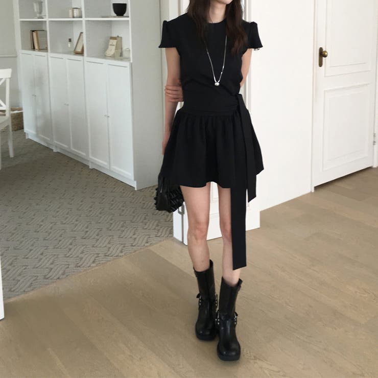 ブラックワンピース リボン付き上品【春】ゆるカワコーデ | 17kg | 詳細画像23 