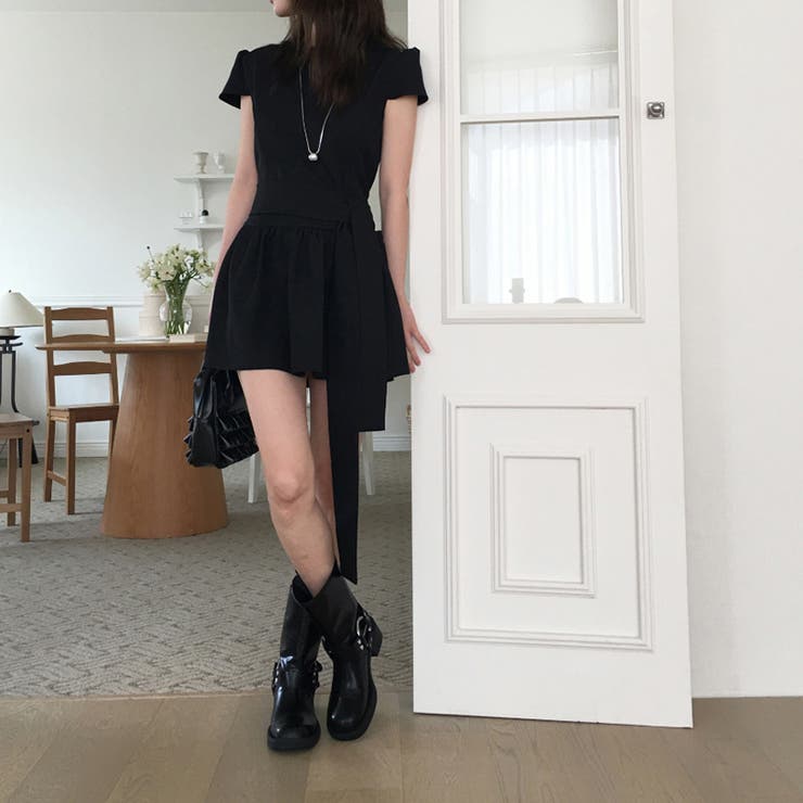 ブラックワンピース リボン付き上品【春】ゆるカワコーデ | 17kg | 詳細画像25 