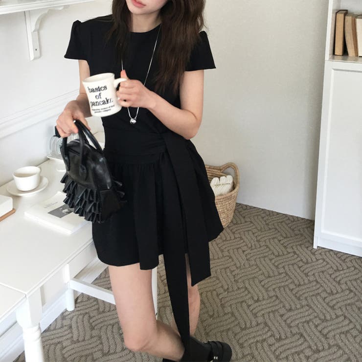 ブラックワンピース リボン付き上品【春】ゆるカワコーデ | 17kg | 詳細画像27 
