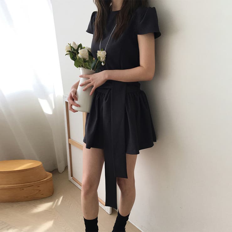 ブラックワンピース リボン付き上品【春】ゆるカワコーデ | 17kg | 詳細画像32 