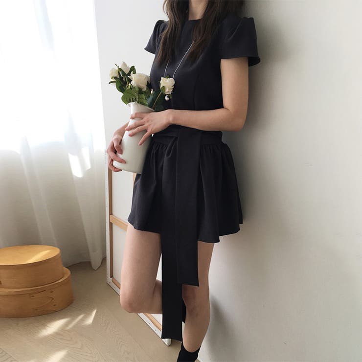 ブラックワンピース リボン付き上品【春】ゆるカワコーデ | 17kg | 詳細画像35 