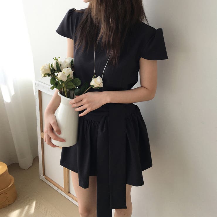 ブラックワンピース リボン付き上品【春】ゆるカワコーデ | 17kg | 詳細画像37 