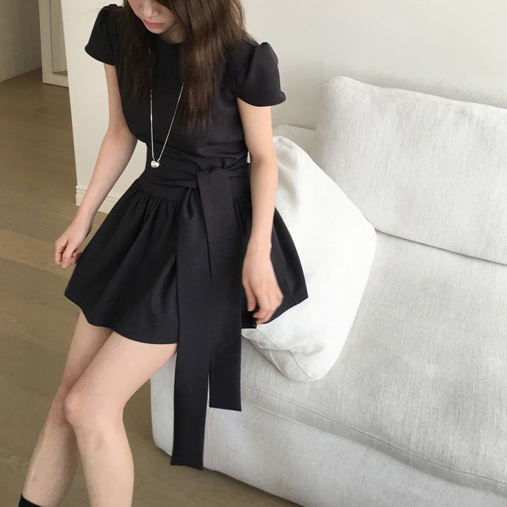 ブラックワンピース リボン付き上品【春】ゆるカワコーデ | 17kg | 詳細画像39 