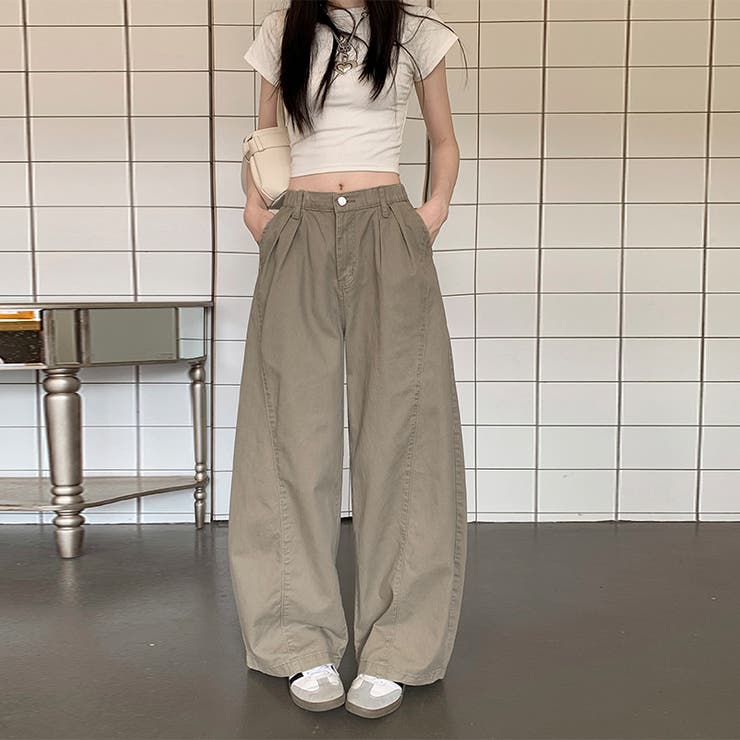 カーブデニム ワイドパンツルーズシルエット【春】気負わず快適 | 17kg | 詳細画像5 