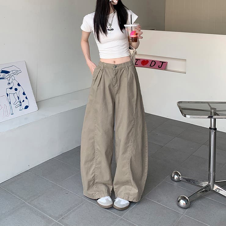 カーブデニム ワイドパンツルーズシルエット【春】気負わず快適 | 17kg | 詳細画像6 