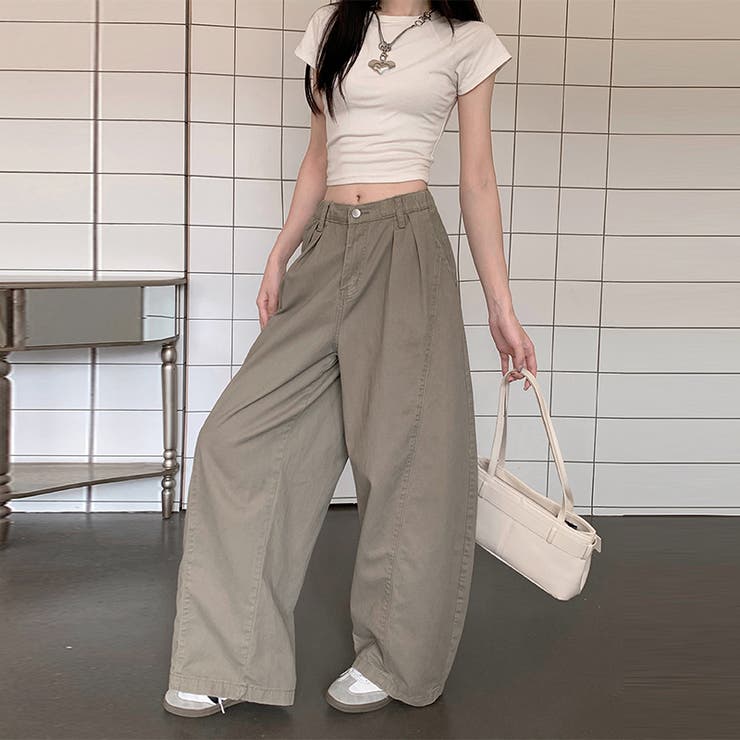 カーブデニム ワイドパンツルーズシルエット【春】気負わず快適 | 17kg | 詳細画像11 
