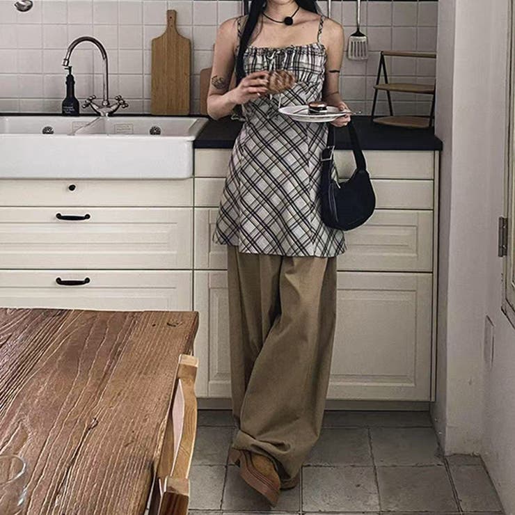 リボン付き ダイヤ柄 キャミソールワンピース | 17kg | 詳細画像20 