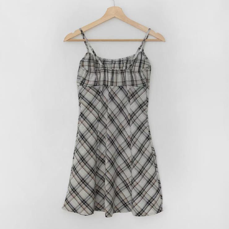 リボン付き ダイヤ柄 キャミソールワンピース | 17kg | 詳細画像50 