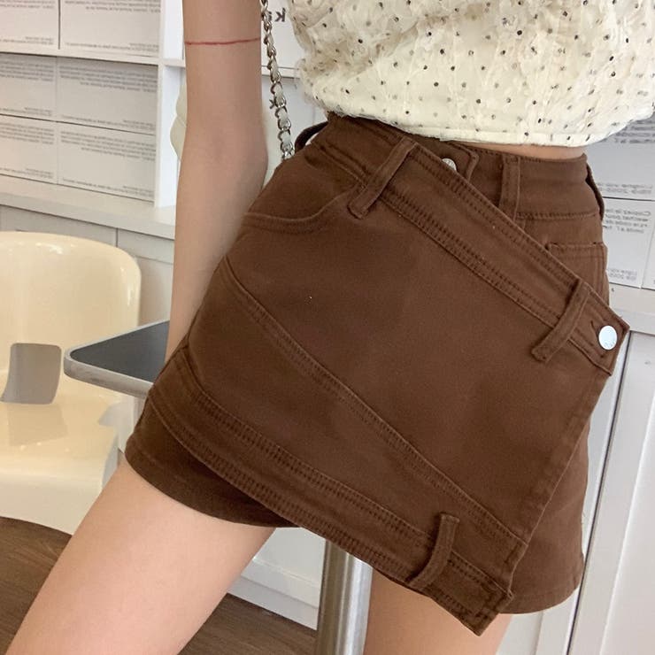 【SHOPLIST限定】個性的なインナーパンツ付きデニムスカート | 17kg | 詳細画像18 
