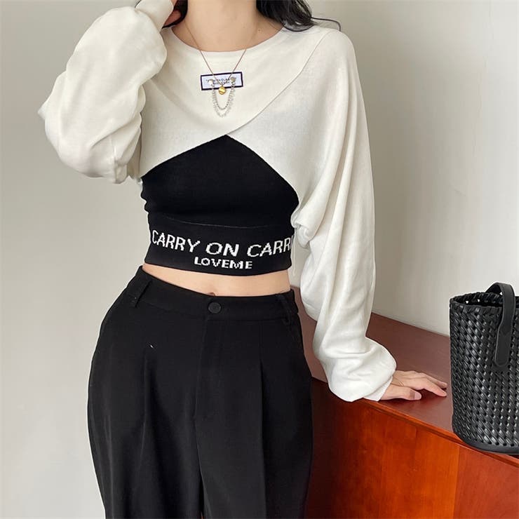 春先にピッタリなキャミソール&ニットボレロセットアップ | 17kg | 詳細画像11 