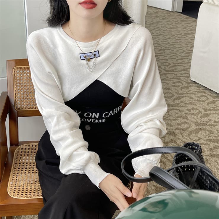 春先にピッタリなキャミソール&ニットボレロセットアップ | 17kg | 詳細画像13 