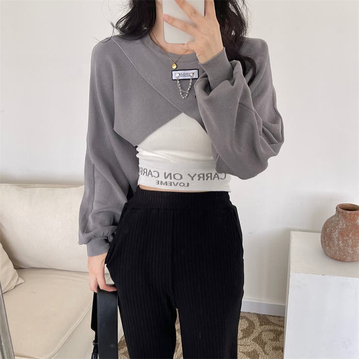 春先にピッタリなキャミソール&ニットボレロセットアップ | 17kg | 詳細画像9 