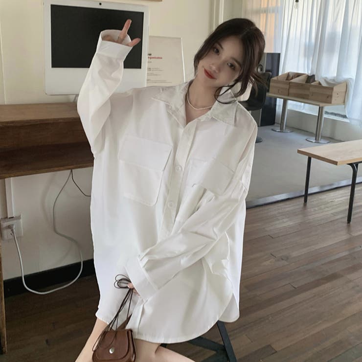 No.617＊Lサイズ17点まとめ売り＊夏服1週間コーデ♪ SHOPLIST限定】シンプルでベーシックなオーバーサイズシャツ