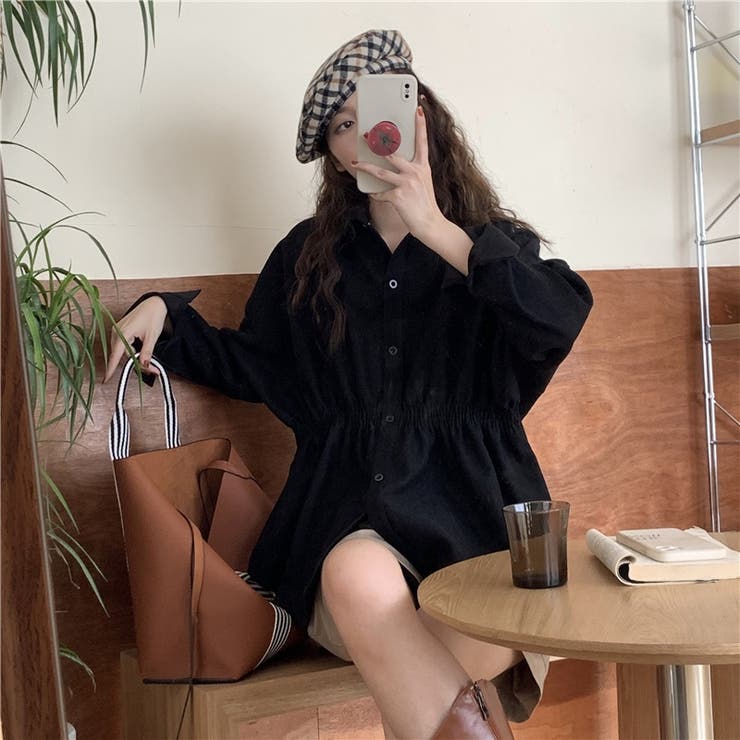 SHOPLIST限定】さらさらした肌触りで着心地がいいシンプルシャツ