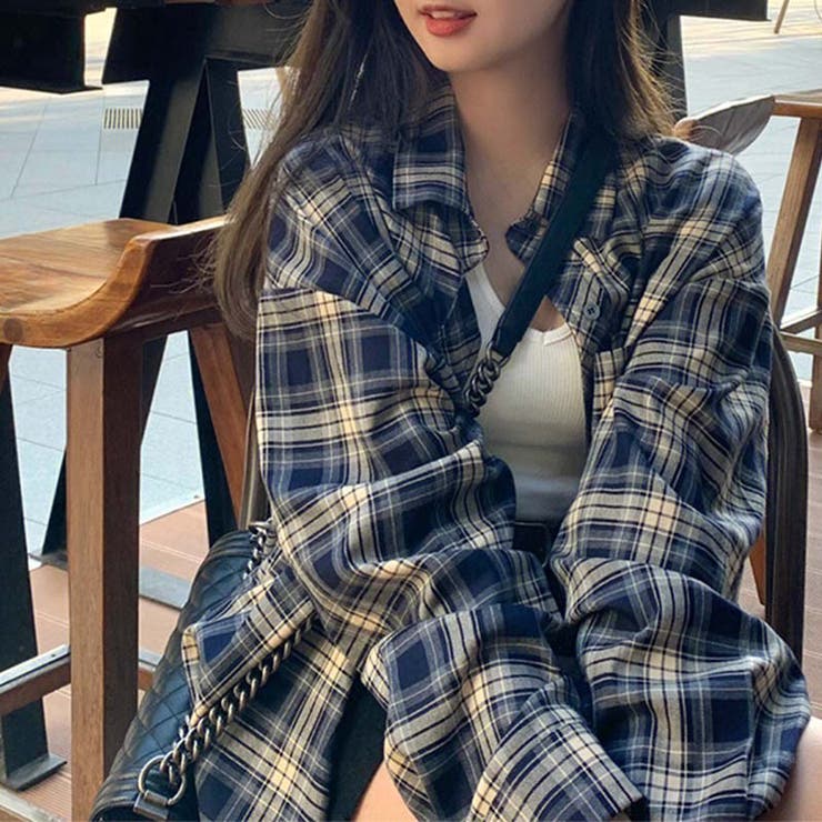 【SHOPLIST限定】日焼け対策に最適！ゆったりしたチェック柄長袖シャツ | 17kg | 詳細画像5 