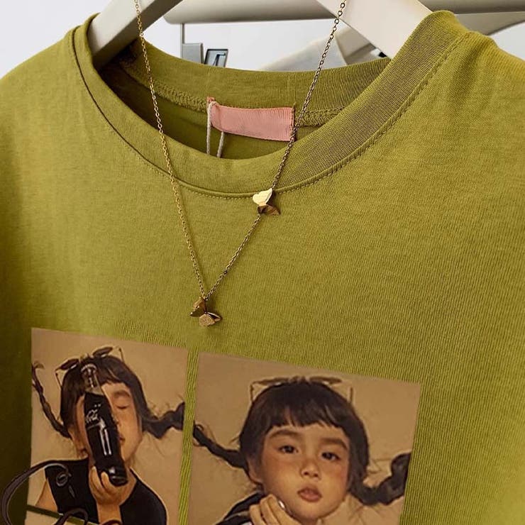 レトロで元気な！女の子のプリント入りフリルスリーブTシャツ | 17kg | 詳細画像5 