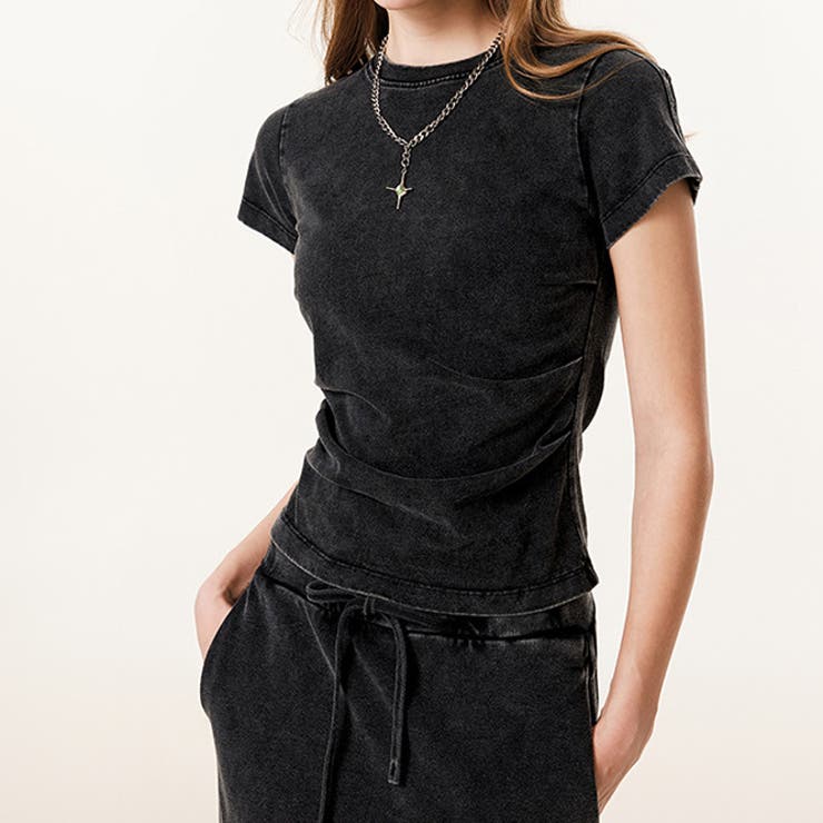 ミレニアル学園風 ゆるカワコーデ☆Tシャツ+ストレートスカートセットアップ | 17kg | 詳細画像2 