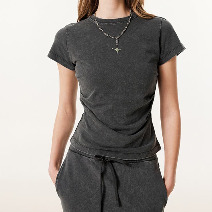 ミレニアル学園風 ゆるカワコーデ☆Tシャツ+ストレートスカートセットアップ | 17kg | 詳細画像11 