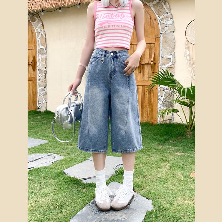 ミレニアル学園風 ゆるカワコーデ ビンテージ感ディストレス加工 | 17kg | 詳細画像2 