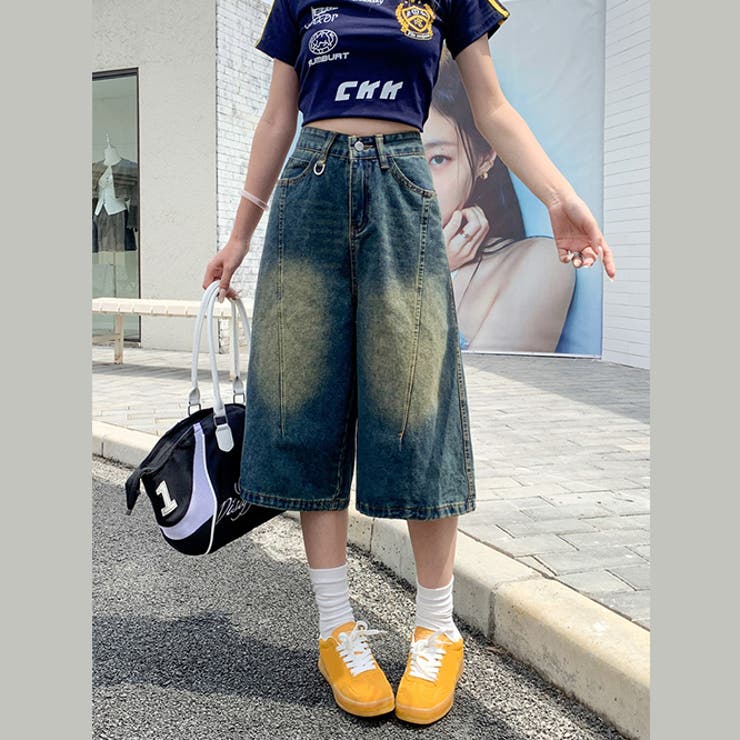 ミレニアル学園風 ゆるカワコーデ ビンテージ感ディストレス加工 | 17kg | 詳細画像3 