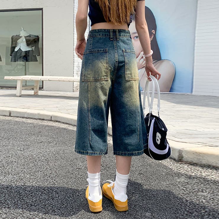 ミレニアル学園風 ゆるカワコーデ ビンテージ感ディストレス加工 | 17kg | 詳細画像4 