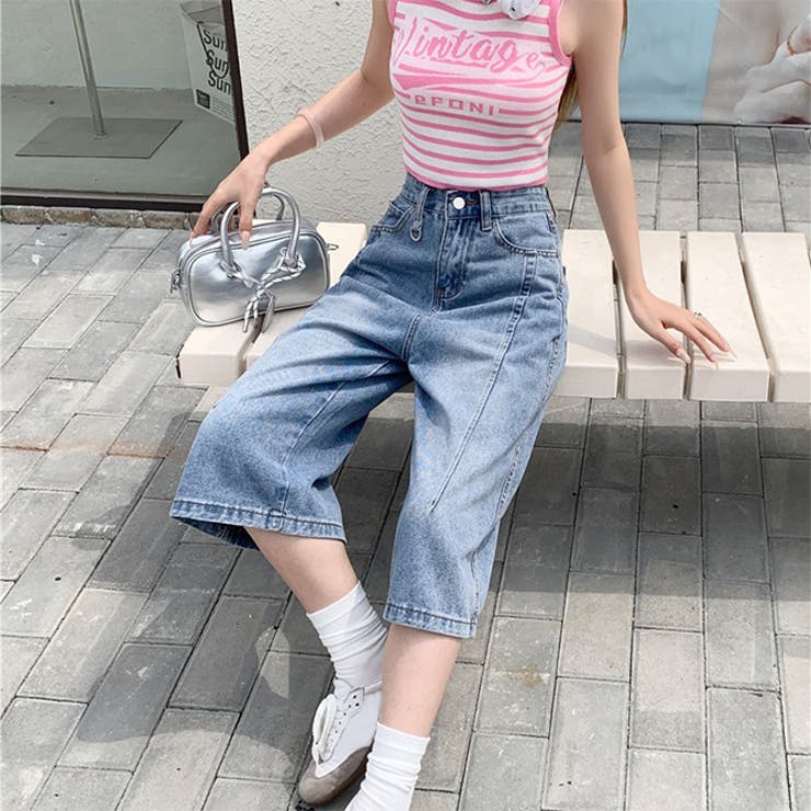 ミレニアル学園風 ゆるカワコーデ ビンテージ感ディストレス加工 | 17kg | 詳細画像5 