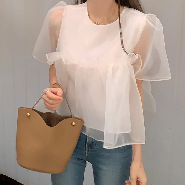 ミレニアル学園風 ゆるカワコーデ☆ふんわりチュール シルエット半袖Tシャツ | 17kg | 詳細画像2 