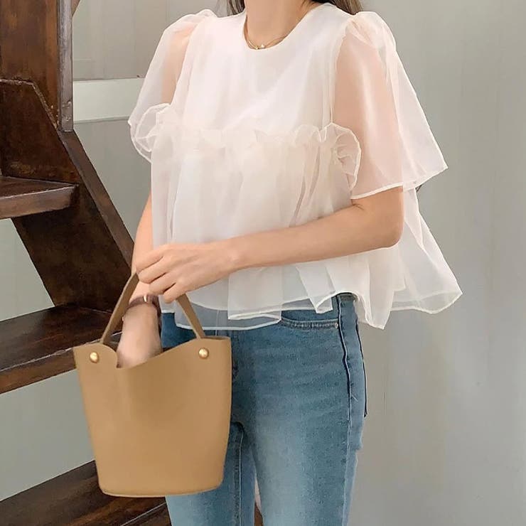 ミレニアル学園風 ゆるカワコーデ☆ふんわりチュール シルエット半袖Tシャツ | 17kg | 詳細画像8 