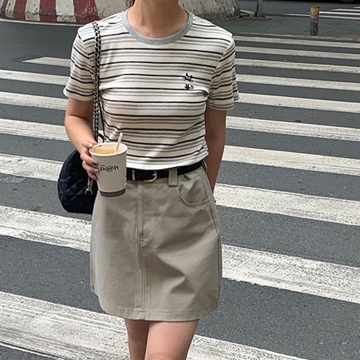 ミレニアル学園風 ゆるカワコーデ☆清楚なハイウエスト Aラインミニスカート | 17kg | 詳細画像11 