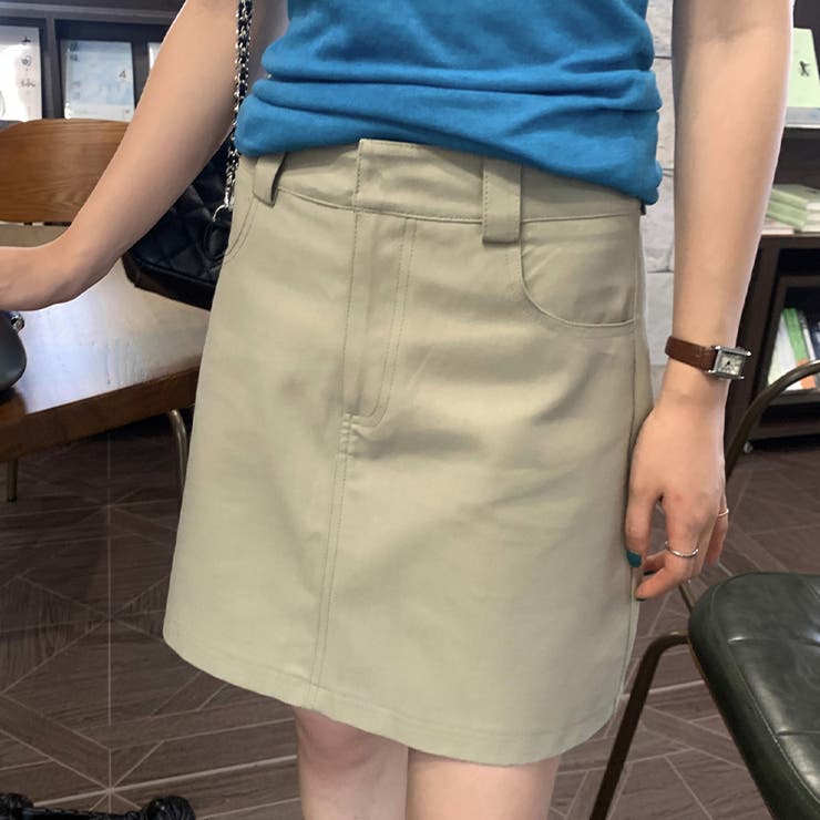 ミレニアル学園風 ゆるカワコーデ☆清楚なハイウエスト Aラインミニスカート | 17kg | 詳細画像19 