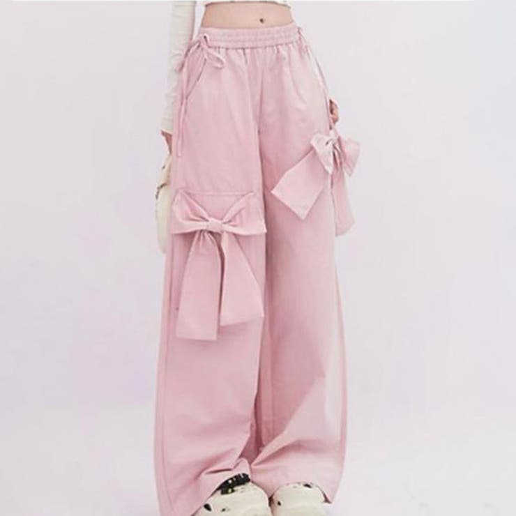 ミレニアル学園風 ゆるカワコーデ レトロストリート風立体ピンクリボン付き | 17kg | 詳細画像6 