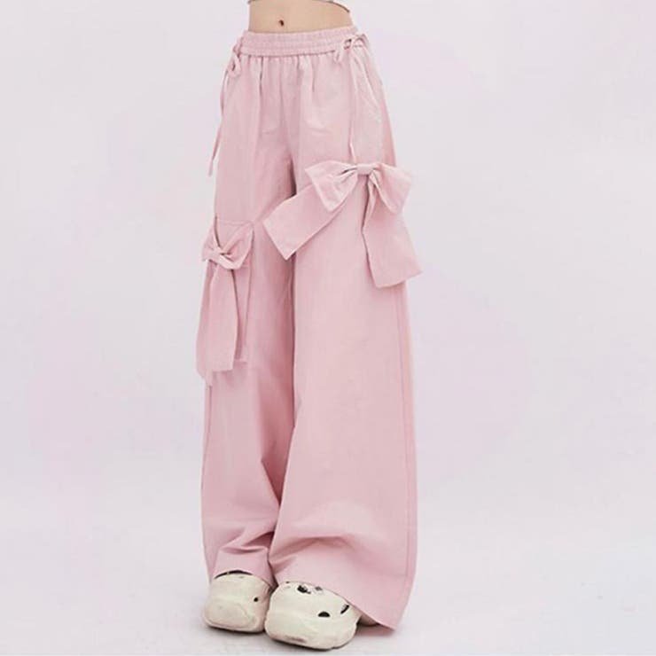 ミレニアル学園風 ゆるカワコーデ レトロストリート風立体ピンクリボン付き | 17kg | 詳細画像3 