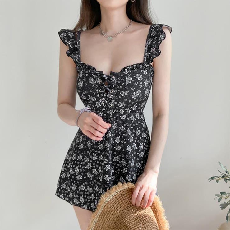 ゆるカワコーデ 小花柄清涼感 小胸カバー | 17kg | 詳細画像1 