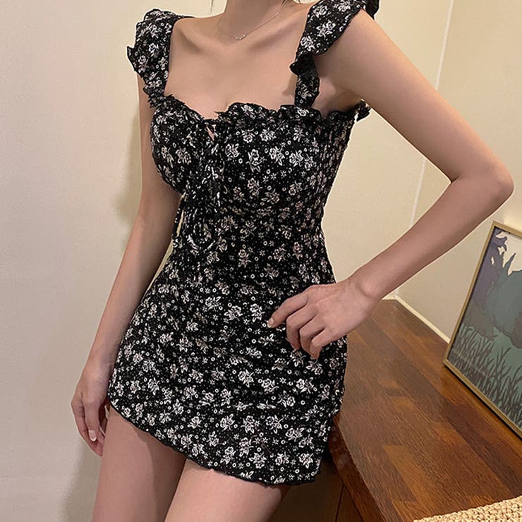 ゆるカワコーデ 小花柄清涼感 小胸カバー | 17kg | 詳細画像14 