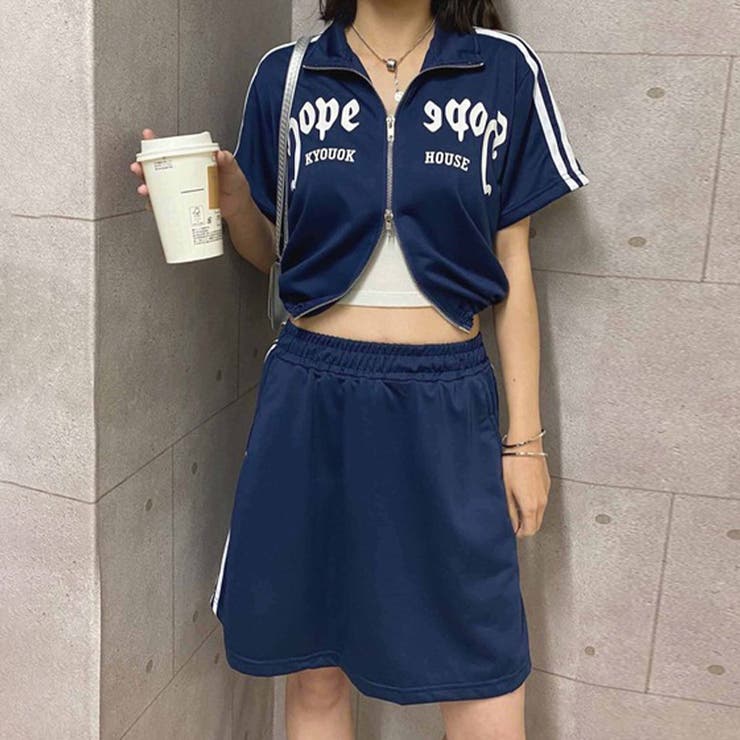 ゆるカワコーデ☆夏痩せ見えスポーツ風 セットブルー半袖 | 17kg | 詳細画像16 