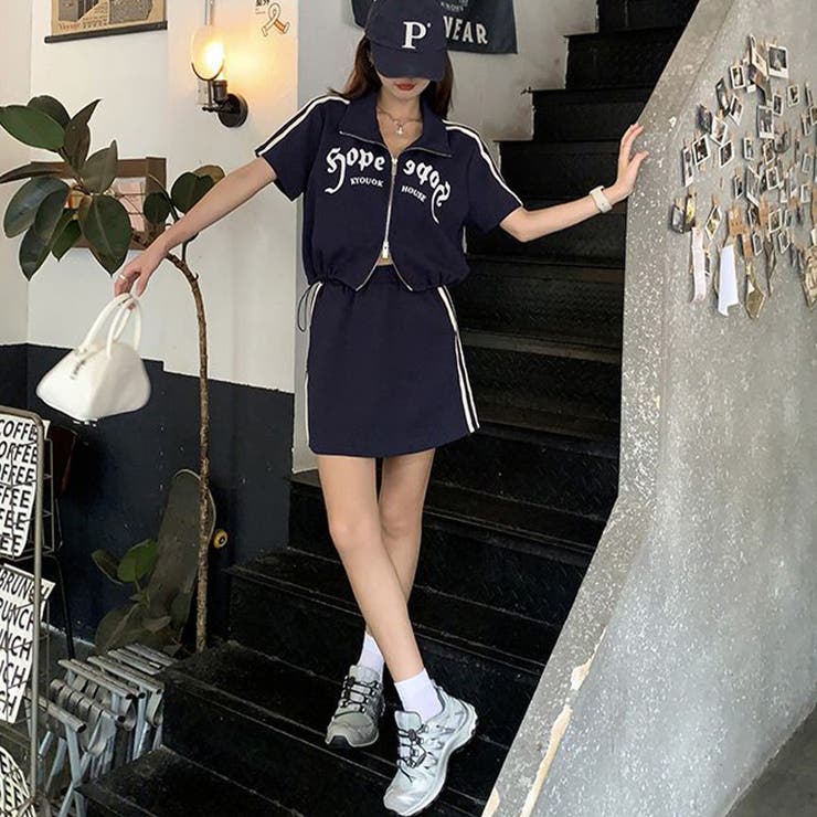 ゆるカワコーデ☆夏痩せ見えスポーツ風 セットブルー半袖 | 17kg | 詳細画像31 