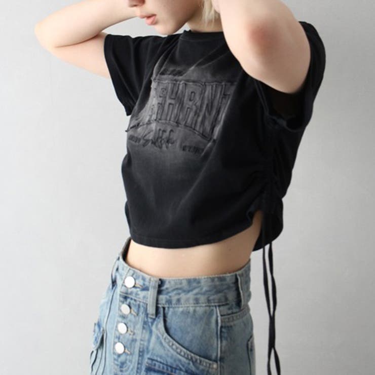 ゆるカワコーデ☆ビンテージグラデ 立体文字柄物 ドロワーストリングトップス | 17kg | 詳細画像12 