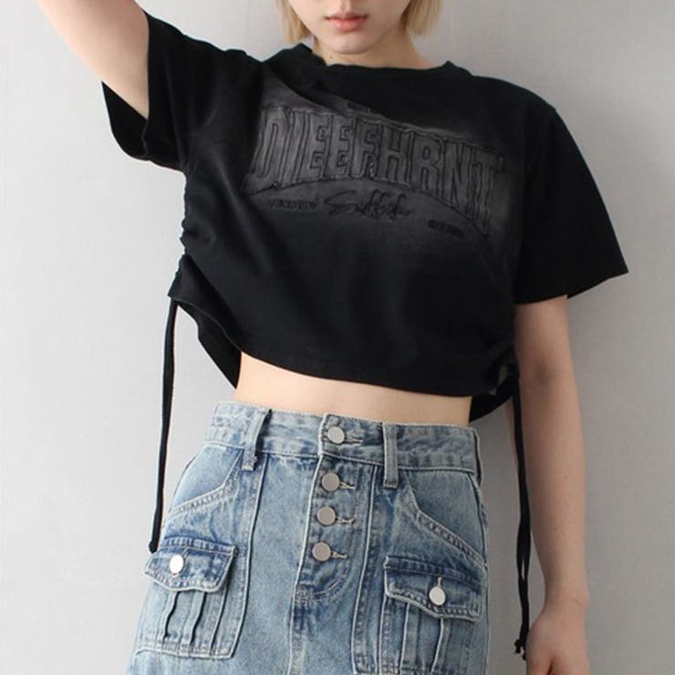 ゆるカワコーデ☆ビンテージグラデ 立体文字柄物 ドロワーストリングトップス | 17kg | 詳細画像13 