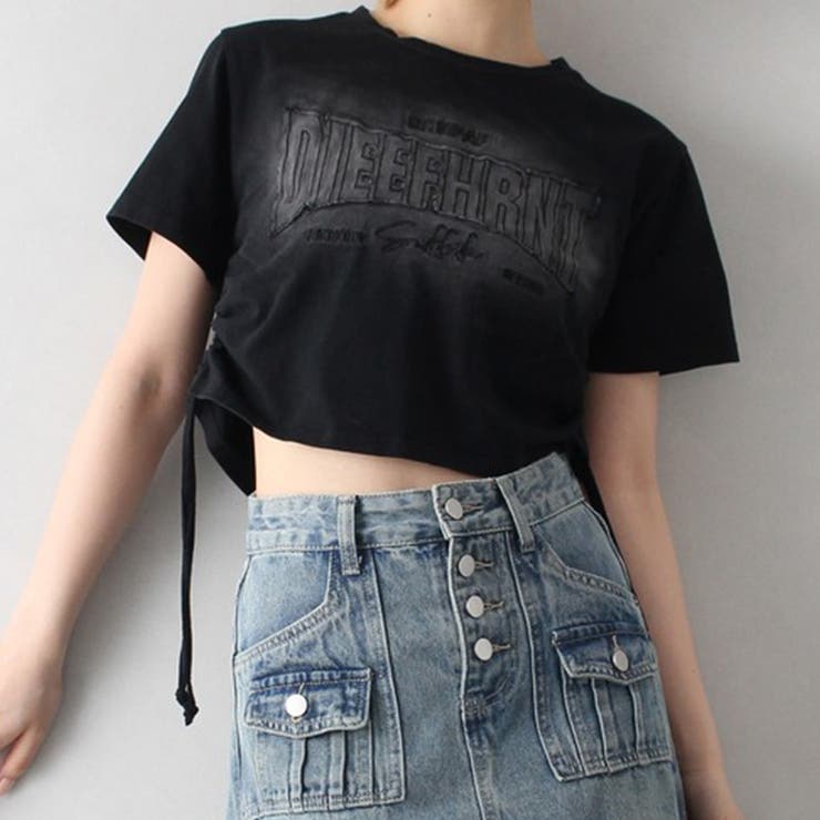 ゆるカワコーデ☆ビンテージグラデ 立体文字柄物 ドロワーストリングトップス | 17kg | 詳細画像14 