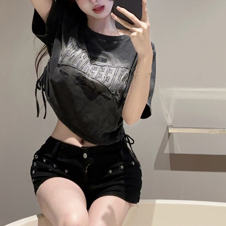 ゆるカワコーデ☆ビンテージグラデ 立体文字柄物 ドロワーストリングトップス | 17kg | 詳細画像28 