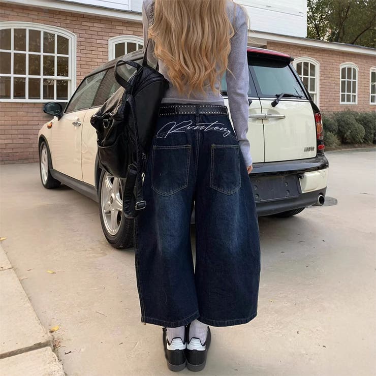 ゆるカワコーデ☆グラフィティ 7分ワイドジーンズ | 17kg | 詳細画像2 