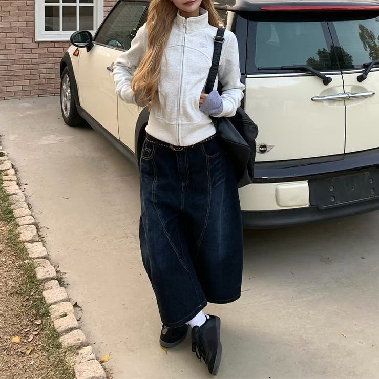 ゆるカワコーデ☆グラフィティ 7分ワイドジーンズ | 17kg | 詳細画像15 