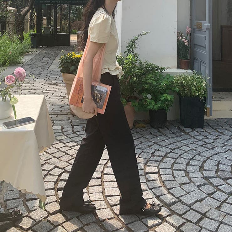 ゆるカワコーデ☆少女風花縁パフスリーブ 半袖シャツ | 17kg | 詳細画像32 