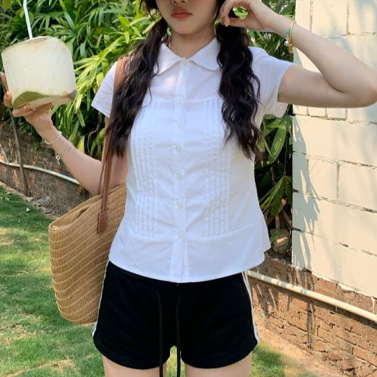 ゆるカワコーデ☆ピーターパンカラー シャツブラウス | 17kg | 詳細画像1