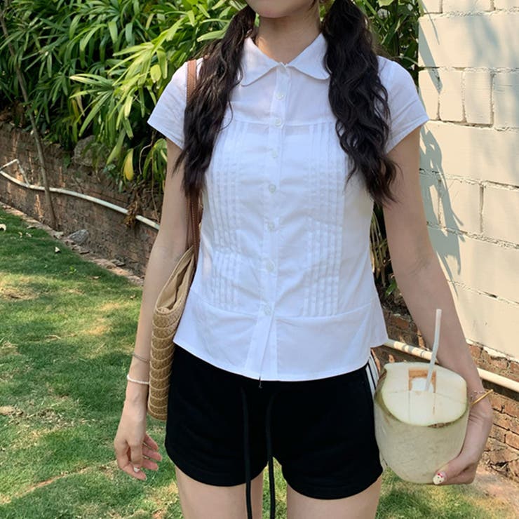 ゆるカワコーデ☆ピーターパンカラー シャツブラウス | 17kg | 詳細画像9