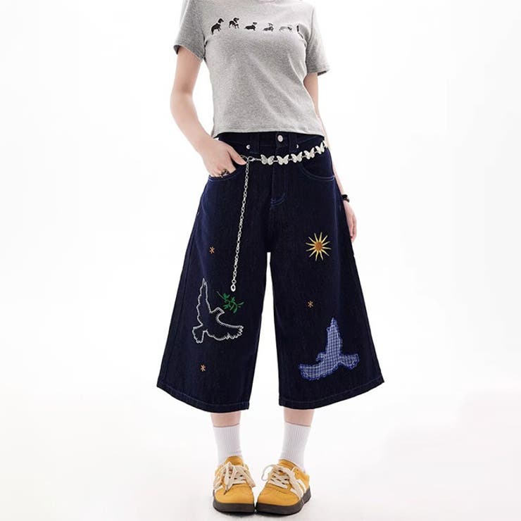 ゆるカワコーデ デニムパンツ 七分丈 | 17kg | 詳細画像7 